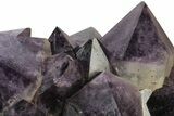 Deep Purple Amethyst Crystal Cluster With Huge Crystals #250744-2